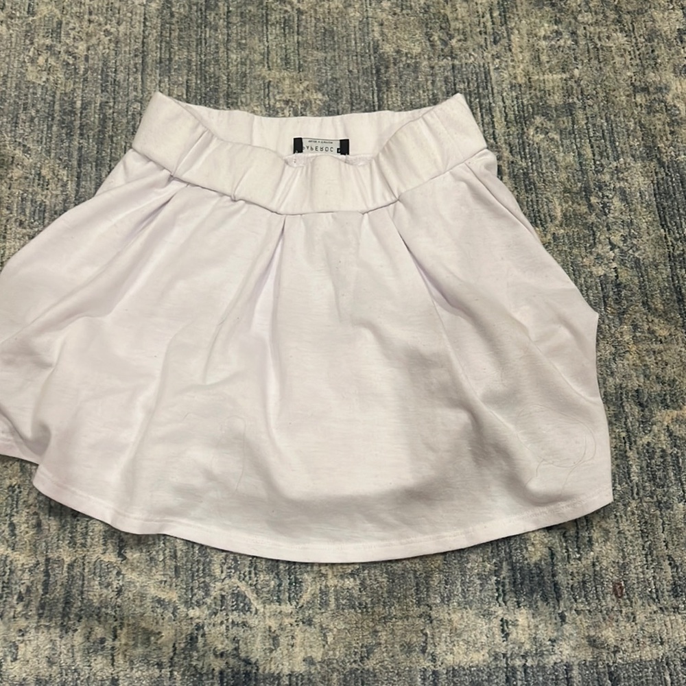 White skirt
